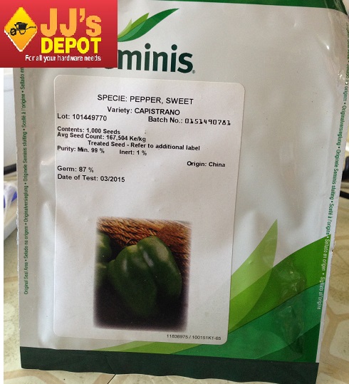 SEMINIS SWEET PEPPER SEED - JJ'S DEPOT HARDWARE AND FARM SUPPLIES